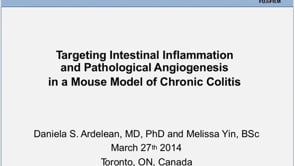 March 2014: Targeting Intestinal Inflammation and Pathological Angiogenesis in a Mouse Model of Chronic Colitis