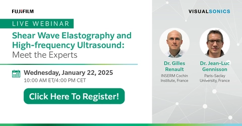 Live Webinar: Shear Wave Elastography and High-frequency Ultrasound: Meet the Experts